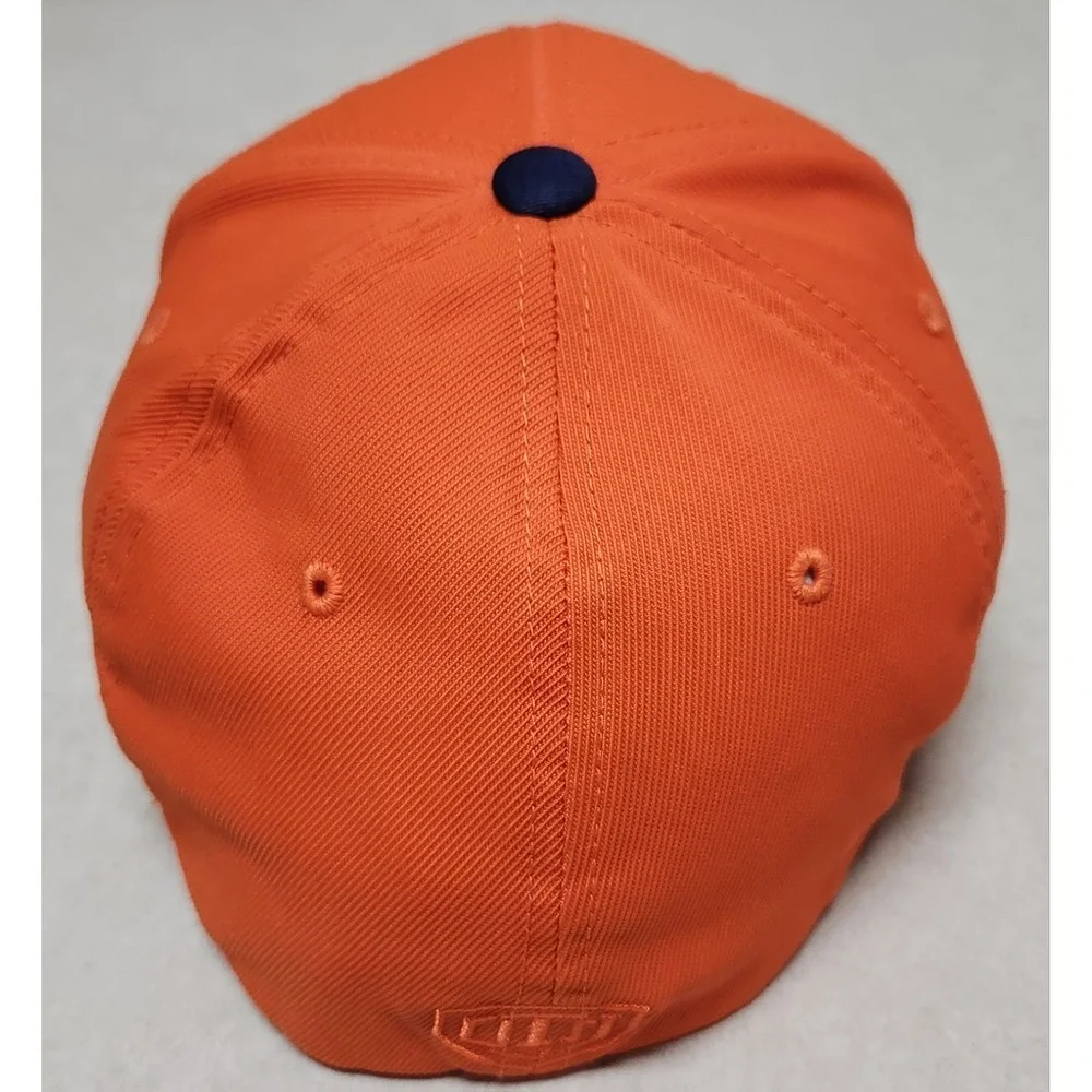 New York NY Islanders Orange Fitted Hat NHL